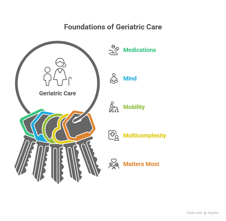 The 5 M’s of Geriatric Care: A Universal Approach to Aging
