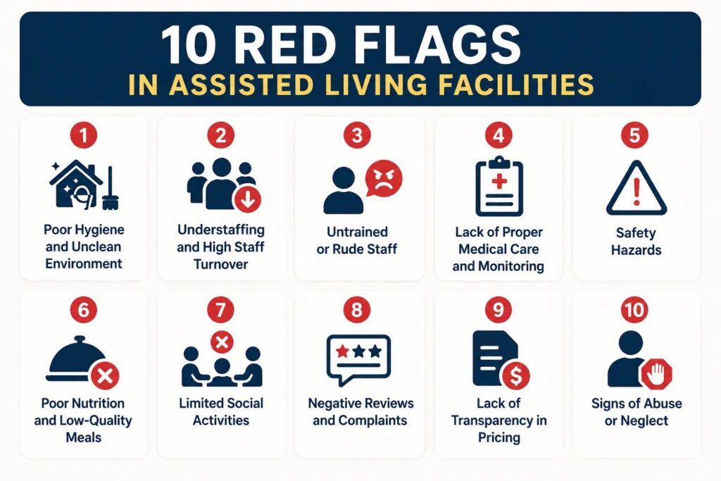 10 Red Flags in Assisted Living Facilities