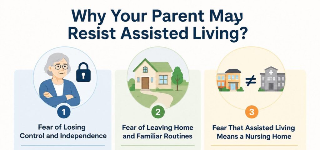 Why Your Parent May Resist Assisted Living?